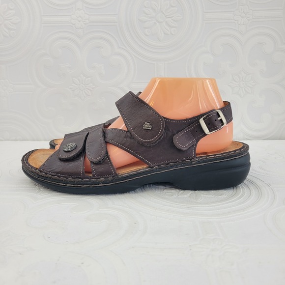 Finn Comfort Shoes - Finn Comfort Gomera Sandals Leather Adjustable Strap Comfort Womens 40 US 9